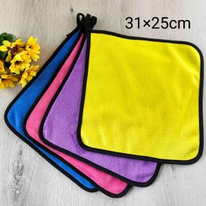 vita 31*25 multipurpose double-sided thick towel home car coral fleece super absorbent towel hand towel