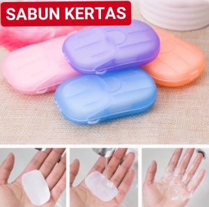 Sabun Cuci Tangan Kertas / Travelling Paper Soap / Sabun Travel (SANGAT PRAKTIS & HIGIENIS)