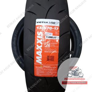 Ban Maxxis Victra 130/ 70 Ring 17 Tubeless Bonus Pentil Ban Sport CB 150R