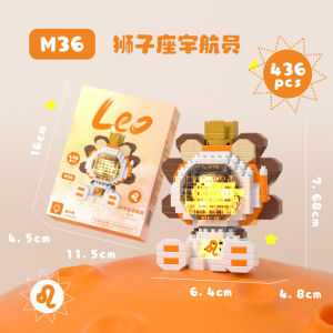 MINI BLOCK ZODIAK Mainan Susun Balok Mini Series Zodiac / Nano Block Mini Anak PAKAI LAMPU