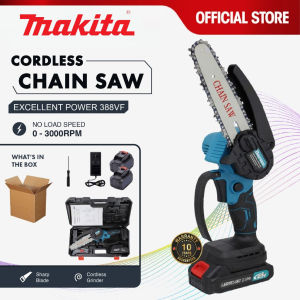 Cordless Chainsaw Battery Mini Saw Electric Pruning Saw Wood Cutter Chainsaw Gergaji Pokok Gergaji Kayu Mesin