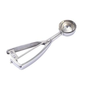 [SG In Stock]Thickened Stainless Steel Ice Cream Scoop 2.5cm 3cm 4cm with Trigger Fruit Baller Measuring Spoon Baking