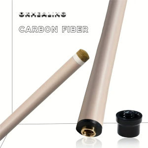 Customized 100% Carbon Fiber Billiard Shaft Black Technology Low Deflection Pro Taper+Conical Taper Extra Spare Shaft for Pool Cue Stick