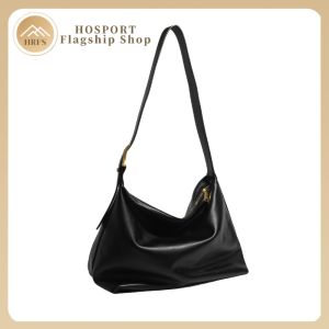Womens Retro PU Leather Crossbody Bag Slouchy Shoulder Handbag with Multiple Compartments and Durable Material