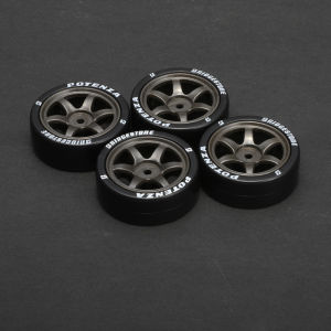 RC Drift Car Tires Set For Sale 1:16 Hard Plastic Drift Tyres Set 4 Pcs