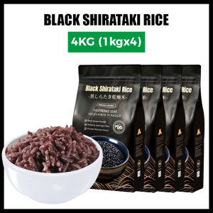 Black shirataki rice Shiritaki rice original low carb shirataki dried rice konjac rice