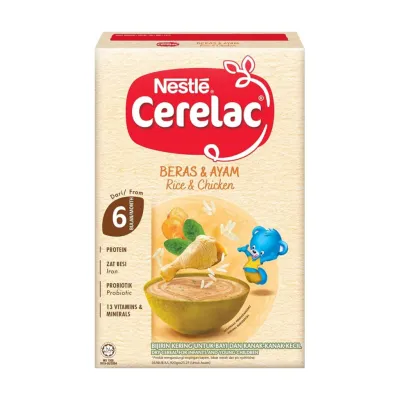 Nestle Cerelac Infant Cereals With Milk For 6/8/12/Months 200g 225g 250g Healthy Ingredients For Toddler Rich In Iron
