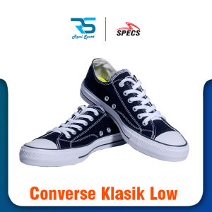 Sepatu Pria Conversee Chuck Taylor Sneakers Cowok All Star Model Clasik Pendek Hitam