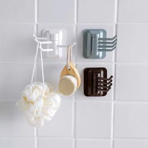 Rotatable Towel Rack Wall Hook Bathroom Without Perforation Strong Adhesive Towel Hanger Muti-purpose Hole Free Hanger No Trace Strong Stick Rotar Hook