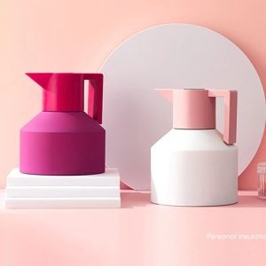 Geometric Water Jug Water Pitcher Large Capacity Jugs Double Layer Vacuum Coffee Thermos Kettle Insulated Bottle Tea Pot