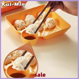 Kui-Min จานเกี๊ยวทำซูชิ1ชิ้นจานทำขนมถาดทรงสี่เหลี่ยมทำจาก PP