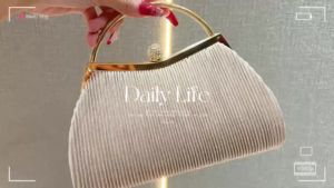 MJ&AJ New Fold Evening Lady Celebrity Luxury Elegant Banquet Holding High-grade Gift Bag Temperament