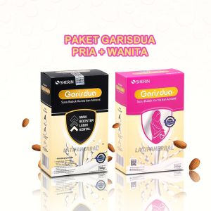 PAKET susu garisdua garis dua 200 gram promil kurma muda almon