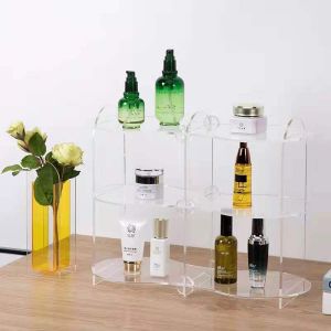 >SG Stock> Acrylic Shelf Perfume Storage Rack Desk Organizer Rack Desktop Rack Makeup Storage Rack Cosmetics Storage Rack Aromatherapy Storage Rack Skincare Storage Rack Perfumes Holder Displays Rack Cup Storage Rack
