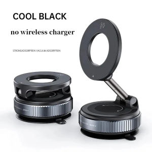 WONEW 2025 Universal New Wireless charging Car Phone Holder Suction Cup Vacuum Magnetic Phone holder 360 °   rotatable and foldable Phone Holder