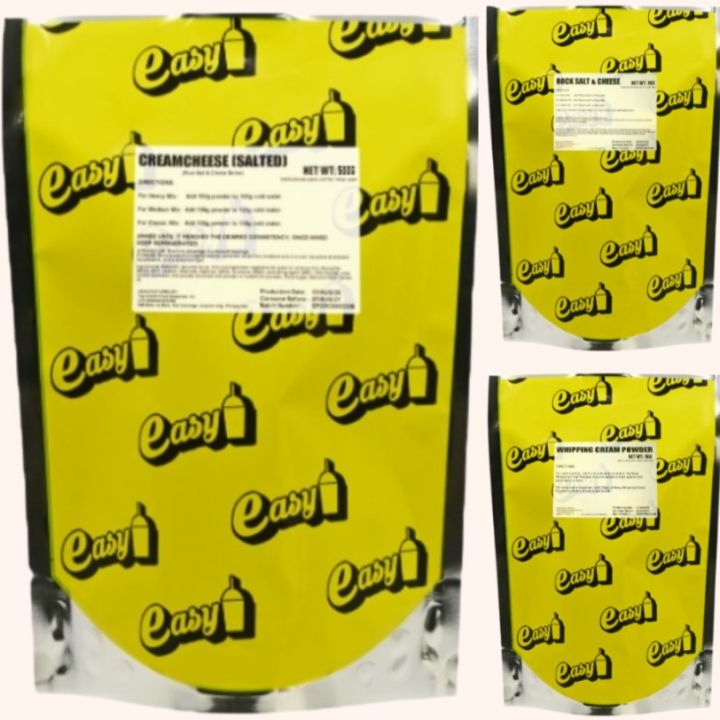 Easy AddOn Cream Cheese / Rock Salt and Cheese / Whipping Cream