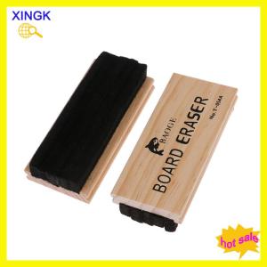 XINGK Wool Felt Eraser Wooden Chalkboard Duster Classroom Cleaner Blackboard Eraser