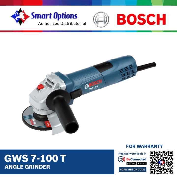 BOSCH GWS 7-100 T ANGLE GRINDER 06013886K0 Lazada PH