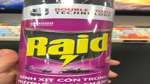 Raid bình xịt muỗi Hương cam chanh chai 520ml