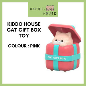 Kiddo House Mainan Kereta Tekan & Lepas Cute Cat Press and Go Gift Box Car Toy Fun Toy