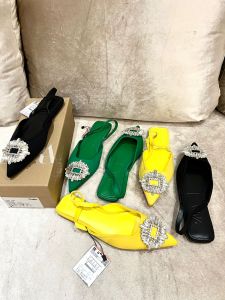 ZR flat Shoes Flower diamond - import shoes