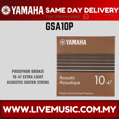 Yamaha GSA10P 6-string Phosphor Bronze Acoustic Guitar String (10-47) ( GSA 10P GSA-10P )