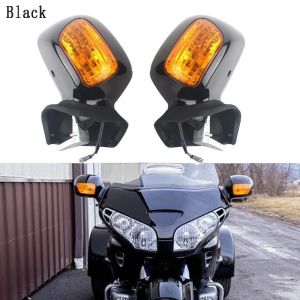 Kaly Rear View Mirrors Integrated Turn Signal  For Honda Gold wing GL1800 2001 -2010 2011 2012 2013 2014 2015 2016 3H4K8