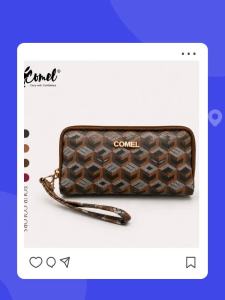 COMEL FASHION Romina Premium Pu Leather Women Wallet K07-2Ship Within 24Hours