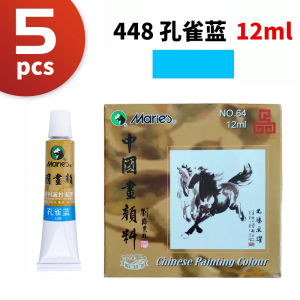 5pcs Maries 12ML Traditional Chinese Painting Pigments watercolor paints Ink landscape painting Art Supplies