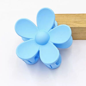 Matte Flower Hair Clip Claw Hair Pin Korea Style Pin Penyepit Rambut Hair Accessories Flower Bunga哑光韩式花朵小发夹