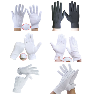 2lot Fingerprint Frees Gloves Elegant Solid Color Gloves Handling Gloves Enhancing Professional Appearance