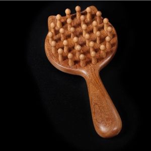 หวีไม้คุณภาพสูง หวีไม้ห้ากรงเล็บ หวีไม้หอมดอกเลาแท้ หวีนวดเส้น ลดผมร่วง หวีไฟฟ้าสถิตย์ ดีไซน์แมวน่ารัก ตัวเลือกหลากหลาย