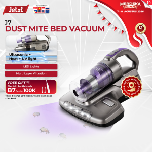 JETZT J7 Ultrasonic UV Anti-mite Bed Vacuum Cleaner Sterilization Mattress Sofa Penyedot Debu ​Dust Mite Vacum Debu Tungau