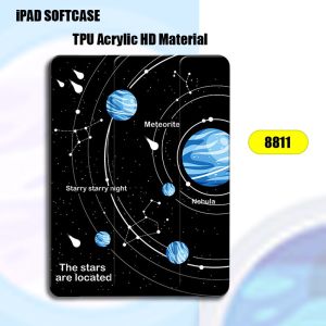iPAD Softcase Cover Astronout Nasa Animasi For iPad Air 4/5 Gen 7/8/9 10.2" Ipad Pro 11" 2021/2022