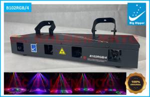 Big Dipper B102RGB 4 lens RGB Lazer Light Dj Equipment DMX Laser Lights for Clubs KTV Disco Red Green Blue Violet