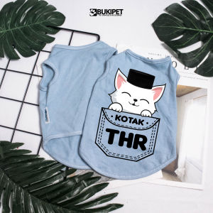 Baju Kucing Cewek Cowok Lucu Murah Gratis Ongkir Murah - THR POCKET TANK
