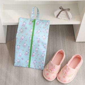Christmas Gift Halloween Hot Sanrio Dustproof Shoe Bag Hello Kitty Kawaii Anime Slippers Sandal Luggage Anti Dirty Zipper Storage Bag Household Items New