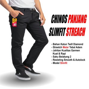 Celana Chino Panjang Pria Chino Jumbo Big Size Size 27 Sampai 44 Hitam Abu Abu Cream Mocca
