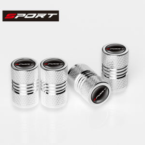 Aluminum Alloy Tire Valve Caps Sport Style Universal Car Tire Air Valve Stem Covers 4 Pieces Set