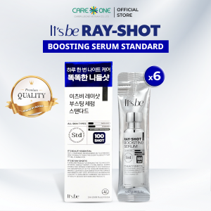 Its Be Ray-Shot Boosting Serum Standard - Tinh Chất Dưỡng Da Cao Cấp Từ Hàn Quốc Hỗ Trợ Cải Thiện Sắc Tố Da Mờ Đốm Nâu Đều Màu Da (6 Gói X 2ml)