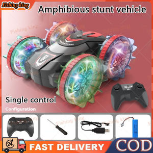2.4 GHz waterproof remote control ship amphibious remote control verhicle all terrain RC stunt vehicle