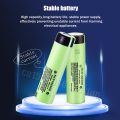 2-10pcs 3.7V 18650  3400mah Battery NCR 18650b/NCR18650b Rechargeable batteries Suitable for flashlights, fans, etc. 