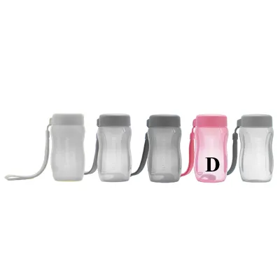 Authentic Tupperware 310ml Flat Screw Cap Eco Water Bottle with Strap ★ BPA Free ★ Local Seller