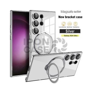 MODA Case For Samsung Galaxy S23 S23+ S23Plus S23Ultra / S24 S24+ S24Plus S24Ultra PLUS ULTRA LUXURY RING PLATING Silikon Magnetic Mirror Casing Rotating IP-217