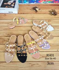 ABBUSHOES RH 01 Hak Tahu Mules Stut Rayana 3cm