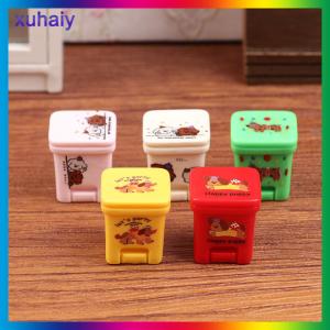 xuhaiy 5ชิ้นบ้านตุ๊กตามินิการ์ตูนขยะโมเดลบ้านตุ๊กตาเฟอร์นิเจอร์ตกแต่งบ้านตุ๊กตาของเล่นแกล้งเล่น