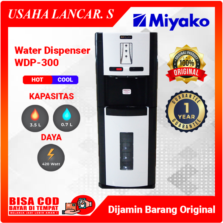Dispenser Miyako WDP-300 Panas Dingin Hot Cool Garansi
