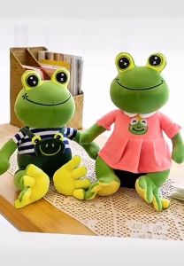 Anime Figures Frog Coach Plush Doll Toys Soft Stuffed Pillow Back Pillow Stuffed Toy Peripheral Gifts Holiday Gifts