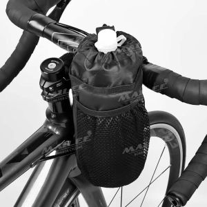 Túi đựng bình nước cho xe đạp giúp giữ nhiệt dung tích lớn gắn tay lái xe đạp phù hợp nhiều kích thước gắn 3 điểm - KAVI