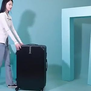 CHARLES X Travel Luggage Thickened Border Pas  R Luggage Right Angle Luggage